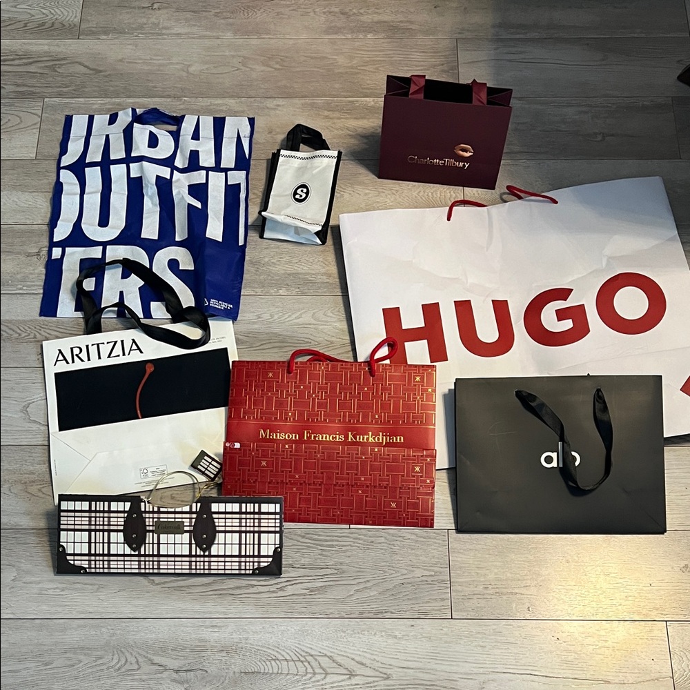 Assorted Designer Shopping Bags some of them are not available anymore